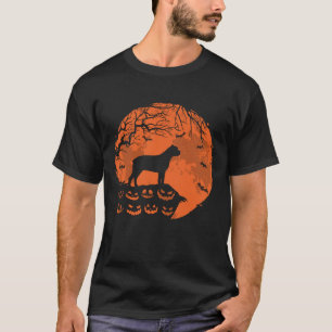 Camiseta Cane Corso E Moon Halloween Dog Lover Gift