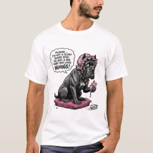Camiseta Cane Corso Engraçado Espia