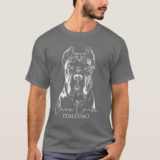 Camiseta Cane Corso Italiano Dog Dog Portrait Dog Portrait