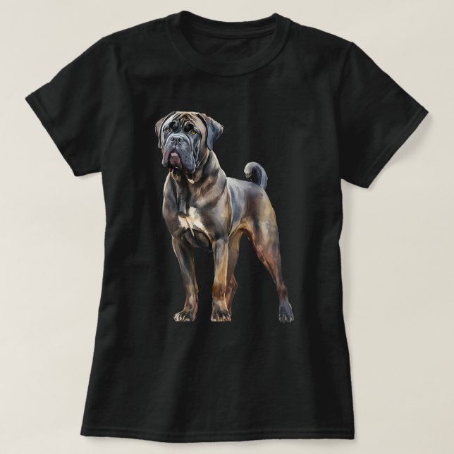 Camiseta Cane Corso Italiano Mastiff 2 (Frente do Design)