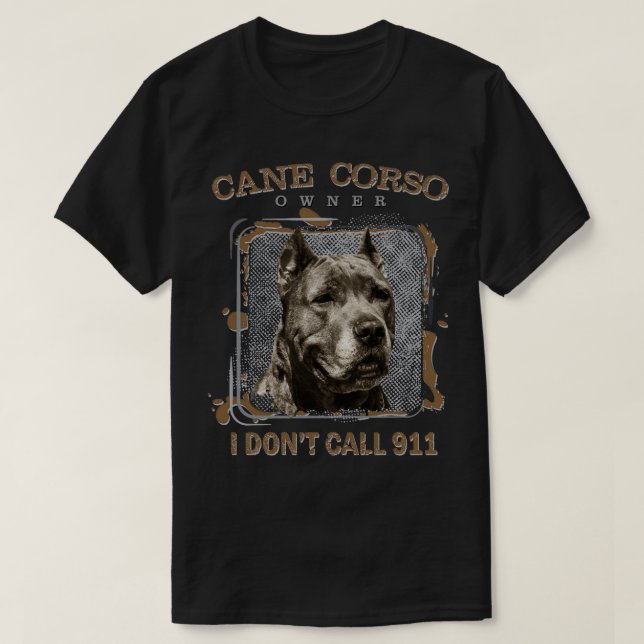 Camiseta Cane Corso Italiano Mastiff (5) (Frente do Design)