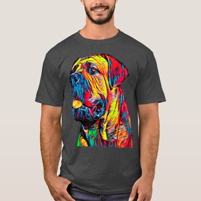 Camiseta Cane Corso Italiano Mastiff Dog Head (Frente)