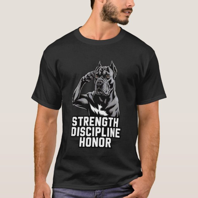 Camiseta Cane Corso Italiano Segurança 1 (Frente)