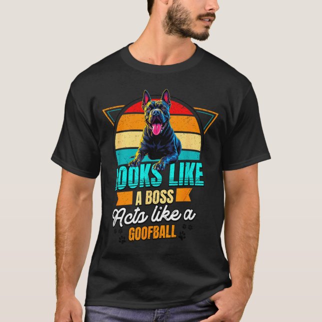 Camiseta Cane Corso Lover Funny Cane Corso Retro  (Frente)