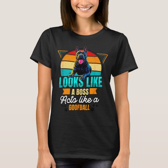 Camiseta Cane Corso Lover Funny Cane Corso Retro  (Frente)