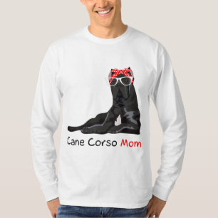 Camiseta Cane Corso Mãe Bandana Mulher Cane Corso Cão
