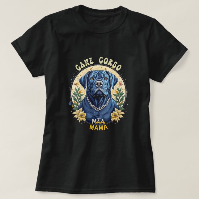 Camiseta Cane Corso Mamãe (Frente do Design)
