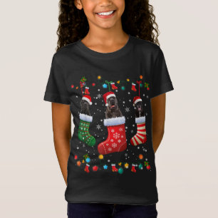Camiseta Cane Corso Meias de Natal Engraçado Pajama Xmas Ca