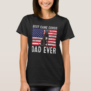 Camiseta Cane Corso Pai Americano Flag Cane Corso Dog O