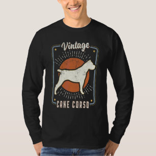 Camiseta Cane Corso Vintage Retro Clássico Amor Cachorro