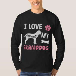 Camiseta Cane Corso Vovó Oferece Amor Ao Meu Cachorro Avô