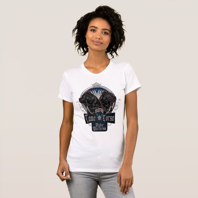 Camiseta Cane Corso X Duque e Duquesa (Frente Completa)
