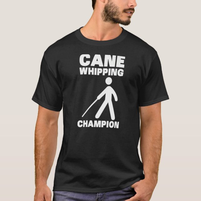 Camiseta Cane Whiping Braille - Sem Cegueira Visualmente (Frente)