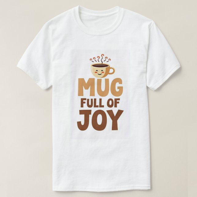 Camiseta Caneca Alegria Cheia (Frente do Design)