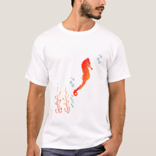 Camiseta Caneca Cavalo-Marinho Aquarela – skitch Animal Mar