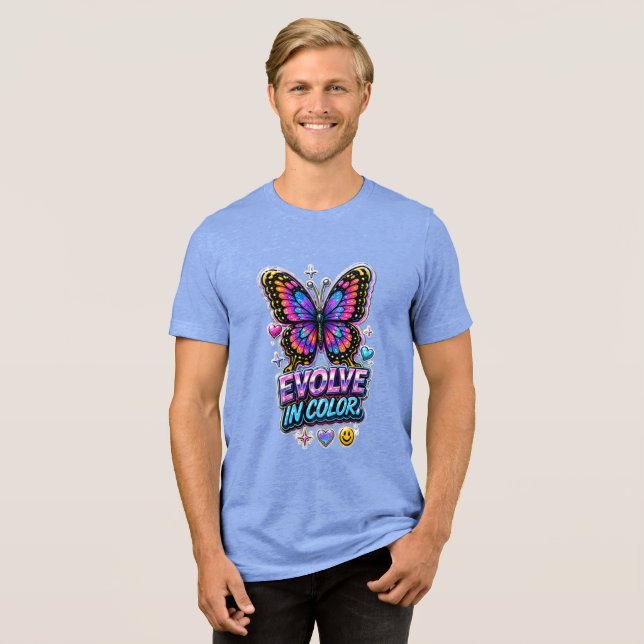 Camiseta Caneca com Efeito de Cores Vibrantes (Frente Completa)