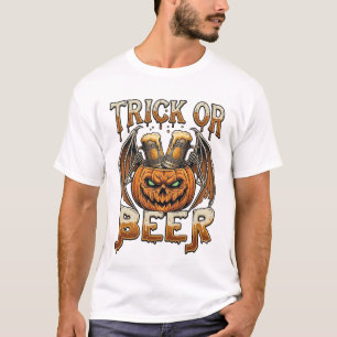 Camiseta Caneca de Abas de Esqueleto de Abóbora de Hallowee