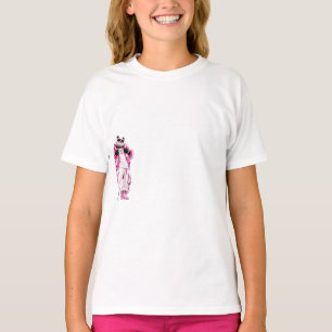 Camiseta Caneca de Arte de Panda Rosa Legal - Café de Perso