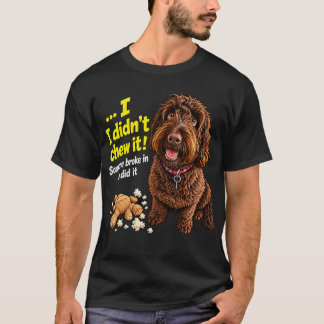 Camiseta Caneca de Cachorro Engraçado Eu Não Mastiguei
