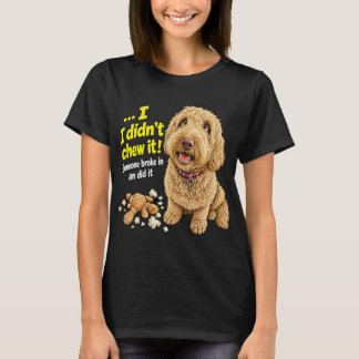 Camiseta Caneca de Cachorro Engraçado Não Mastiguei