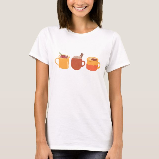 Camiseta caneca de café (Frente)
