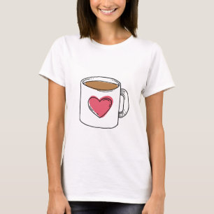 Camiseta caneca de café