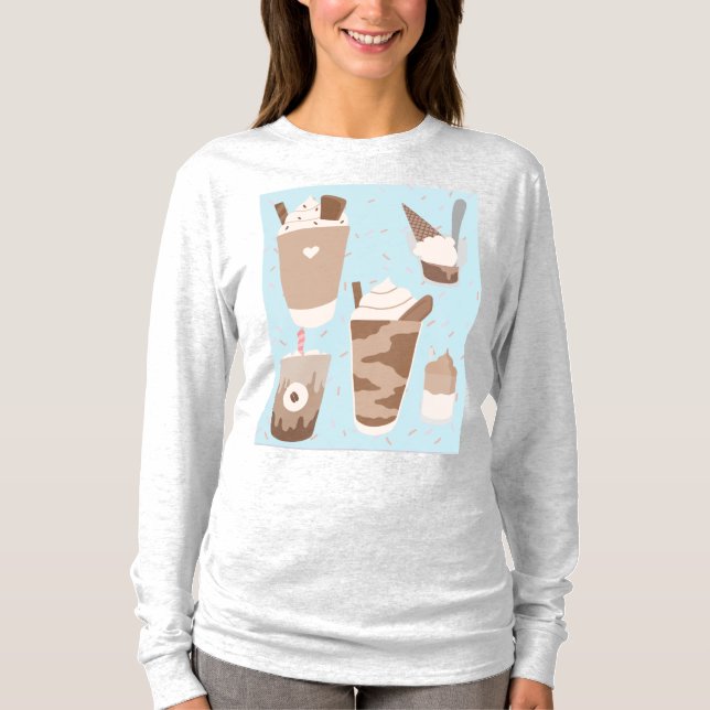 Camiseta caneca de café (Frente)