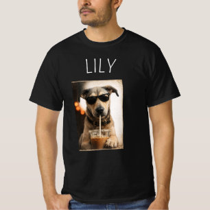 Camiseta Caneca de Café com Foto Personalizada de Animal de