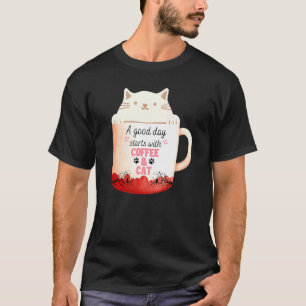 Camiseta Caneca de café de gato creme Gato De Neko Caneca