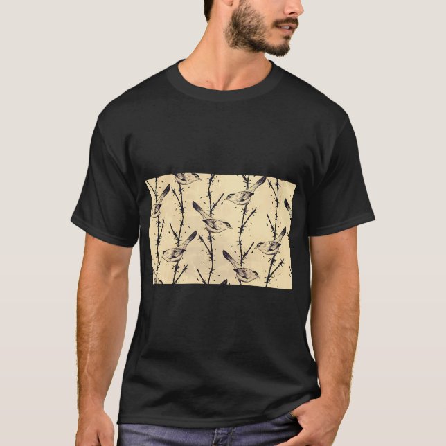 Camiseta Caneca de Café Pássaros da Liberdade (Frente)
