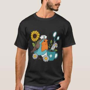 Camiseta Caneca de café Robin e presente de tesoura de enfe