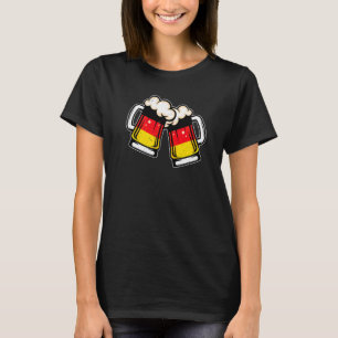 Camiseta Caneca de Cerveja Bandeira da Alemanha Cerveja Ale
