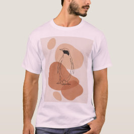 Camiseta caneca de pinguim, pinguim fofo, caneca kawaii, pi
