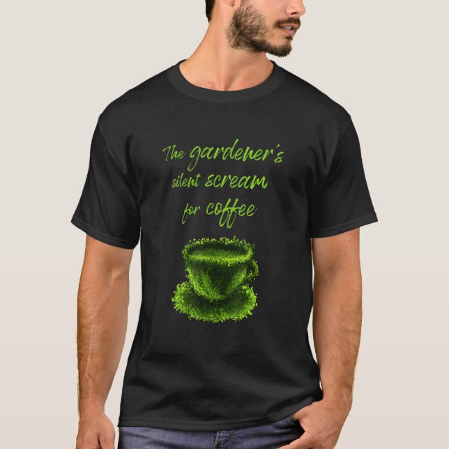 Camiseta Caneca Gärtner's Schrei Nach Kaffee Com Texto Em A (Frente)