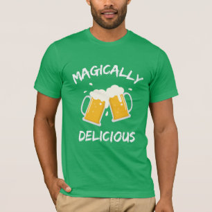 Camiseta Canecas de Cerveja Magicamente Deliciosas Dia de S