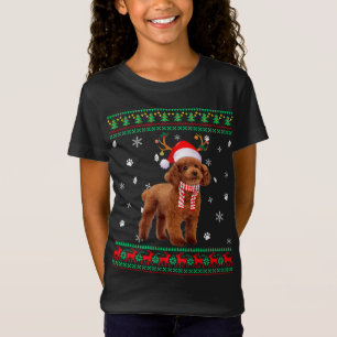 Camiseta Canela de Natal Feia, Papais noeis de Cachorro