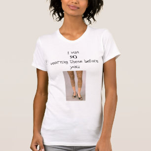Camiseta caneleiras do leopardo, eu vestia ASSIM estes