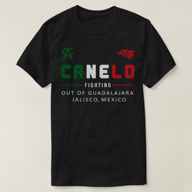 Camiseta Canelo Alvarez Guadalajara Jalisco México (Frente do Design)