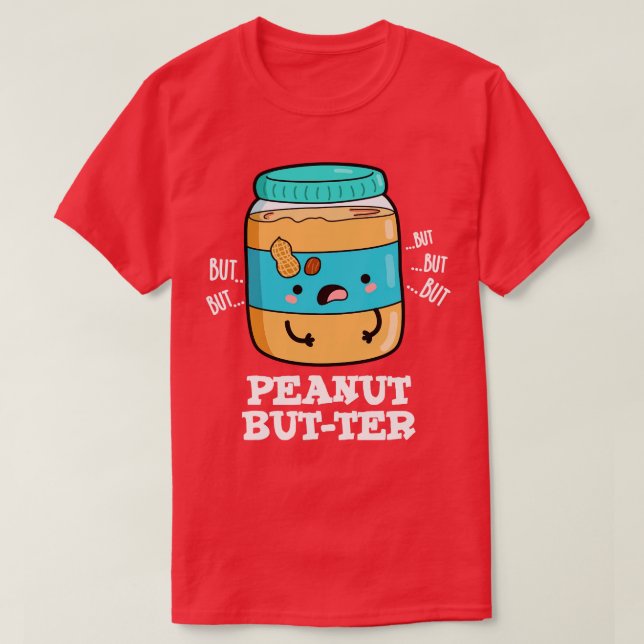 Camiseta Caneta de Comida de Manteiga de Amendoim 1 (Frente do Design)