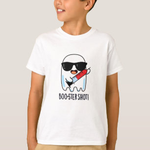 Camiseta Caneta de Vacina Fantasma Engraçado com Boo-ster