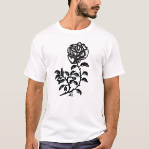 Camiseta Caneta e Rosa de tinta