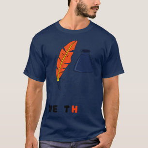 Camiseta Caneta E Tinta Engraçadas