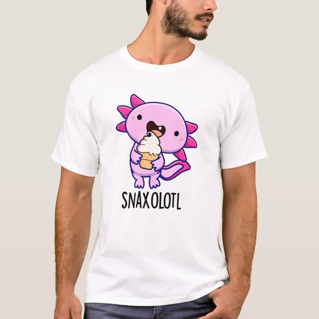 Camiseta Caneta Engrenada Axolotl (Frente)