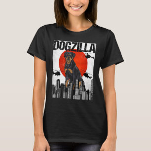 Camiseta Canezilla Dogzilla Rottweiler Japonês