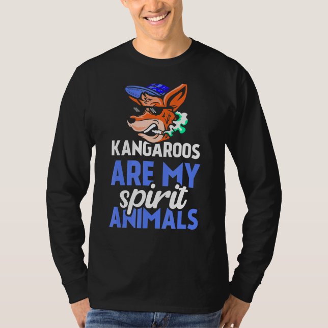 Camiseta Cangaros São Os Meus Animais Espirituosos (Frente)