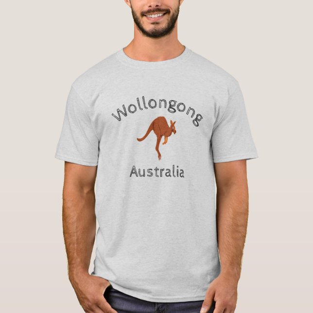 Camiseta Canguru 4 de Wollongong Austrália (Frente)