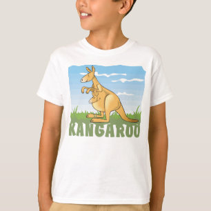 Camiseta Canguru amigável do miúdo