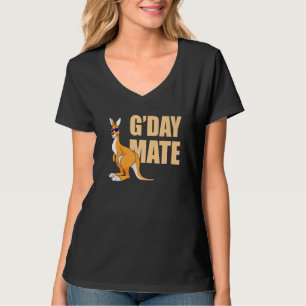 Camiseta Canguru  Austrália Cumprimentos Símbolo Australian