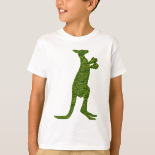 Camiseta Canguru australiano do encaixotamento com
