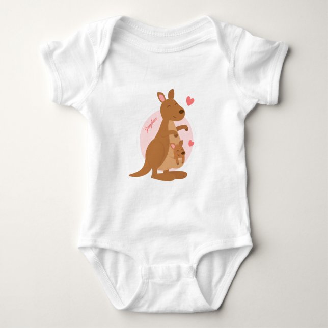 Camiseta Canguru Bebê Joey Fofo (Frente)